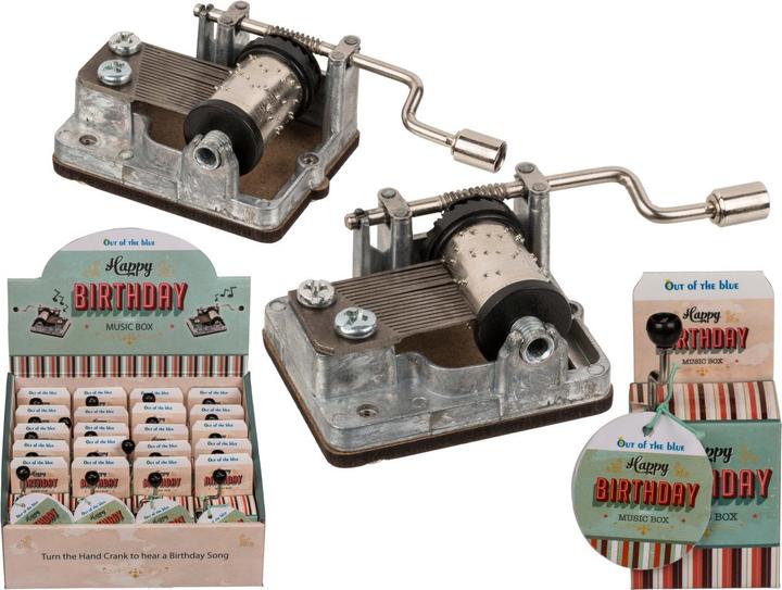 Actual product image Out of the blue Music Box Happy Birthday