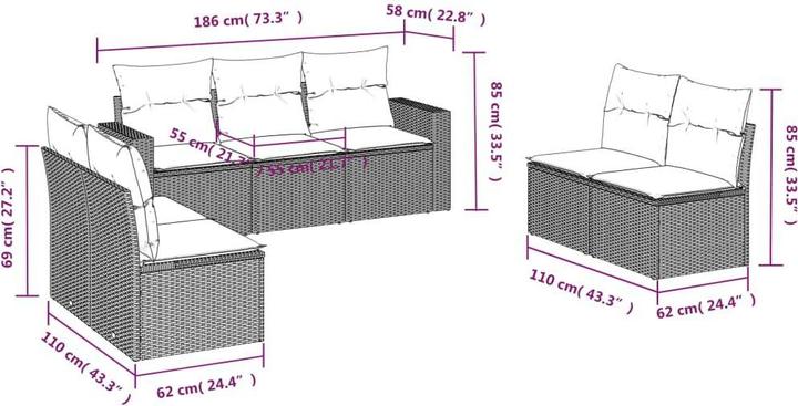 Produktbild vidaXL Noah