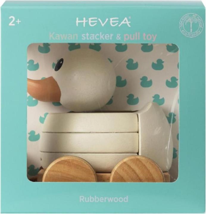 Actual product image Hevea Pull-along duck toy