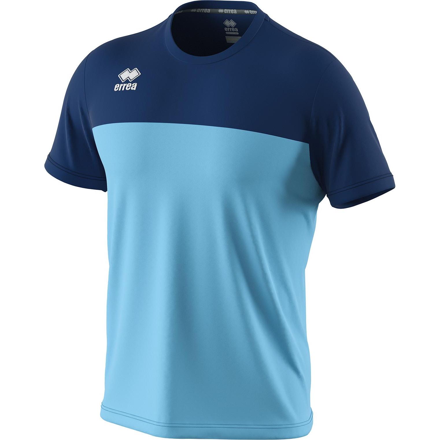 Errea, Herren, Sportshirt, Brandon Shirt S/S Ad (XL), Blau, XL