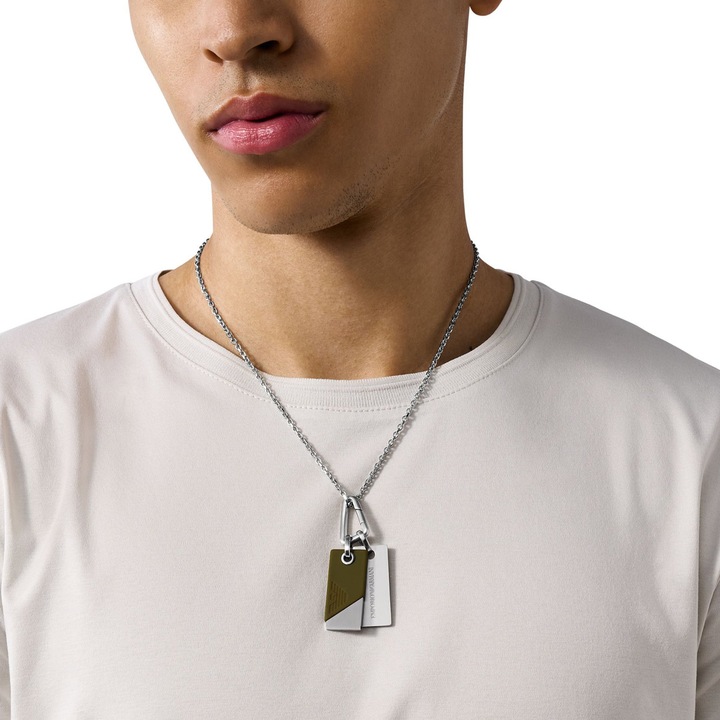 Produktbild Emporio Armani Kette (Silikon, Edelstahl)