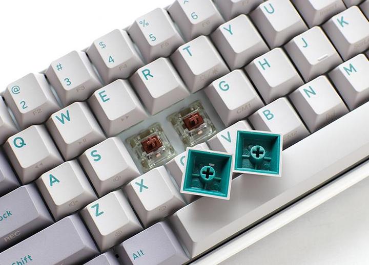 Actual product image Ducky One 3 Mist Grey SF Gaming Keyboard, RGB LED - MX-Speed-Silver (Germany, Cable)