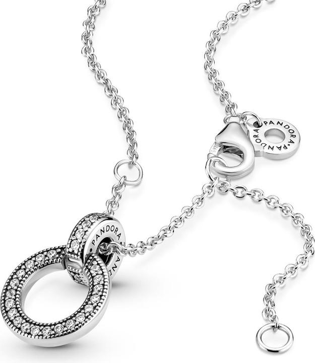 Immagine prodotto Pandora Collana con ciondolo a doppio cerchio (Argento 925, 45 cm)