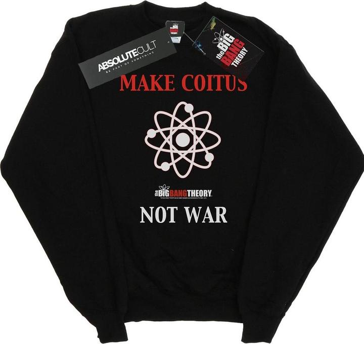 Produktbild Dam Sweatshirt aus Baumwolle Make Coitus Not War (3XL)
