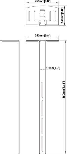 Image du produit Multibrackets Support de caméra L, noir, 65"-110", acier/4219 (Cadres support AV)