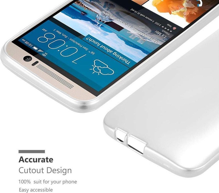 Produktbild Cadorabo TPU Matt Metallic Cover (HTC One M9)