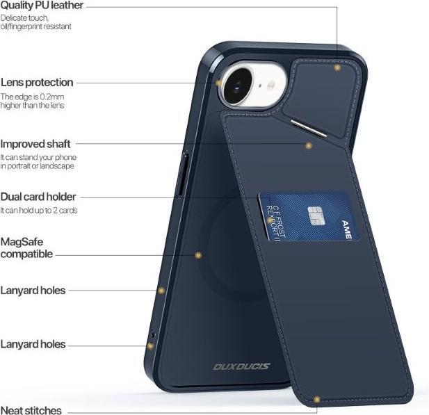 Immagine prodotto Dux Ducis Serie Rafi II Mag (Apple iPhone 16e, Apple iPhone 17e)