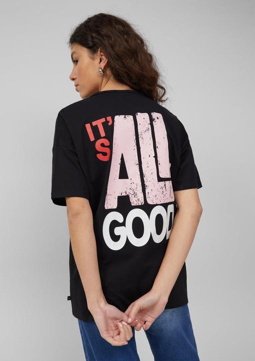 Produktbild S.Oliver T-Shirt Boyfriend-Shirt mit Front- und Backprint (XS)
