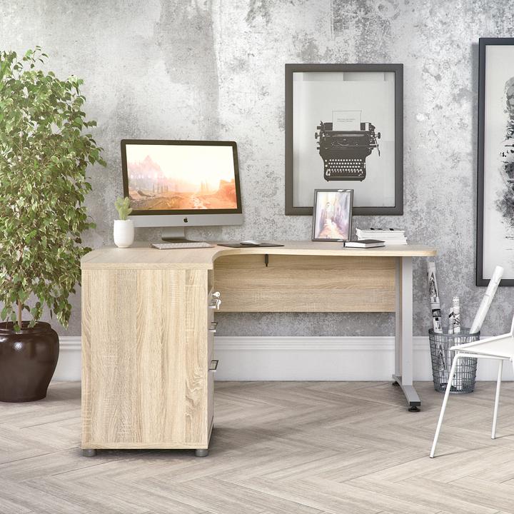 Produktbild Tvilum Schreibtisch Prisme (159 x 150 x 74 cm)