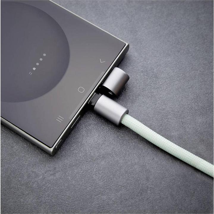 Actual product image Intenso Handykette als Lade- + Datenkabel USB-C bis 1,65m grün (1.65 m, USB 2.0, 60 W)