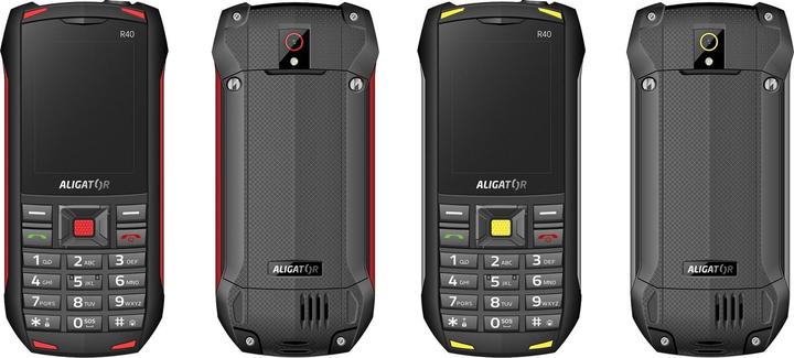 Actual product image Aligator R40 eXtremo (2.4") Black, Red Feature phone (2.40", 5 Mpx)