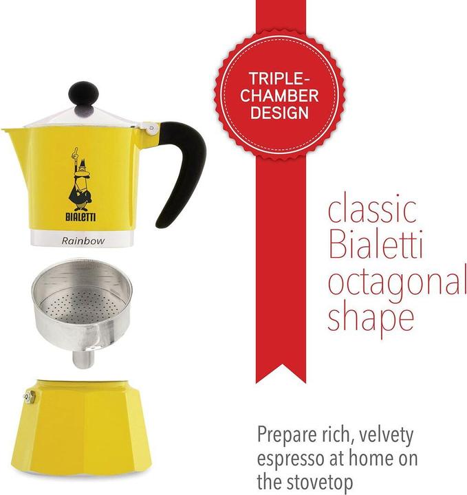 Produktbild Bialetti Rainbow 3 Tassen (3 T.)