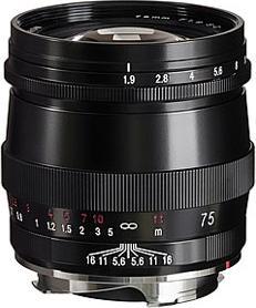 Voigtländer Ultron 75mm / 1.9 S.C. VM zwart (Leica M)