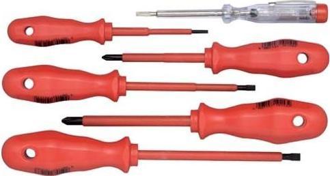 Immagine prodotto Klauke Set di cacciaviti VDE 6 pezzi con impugnatura 1K KL 399 IS (Viti con testa a intaglio)