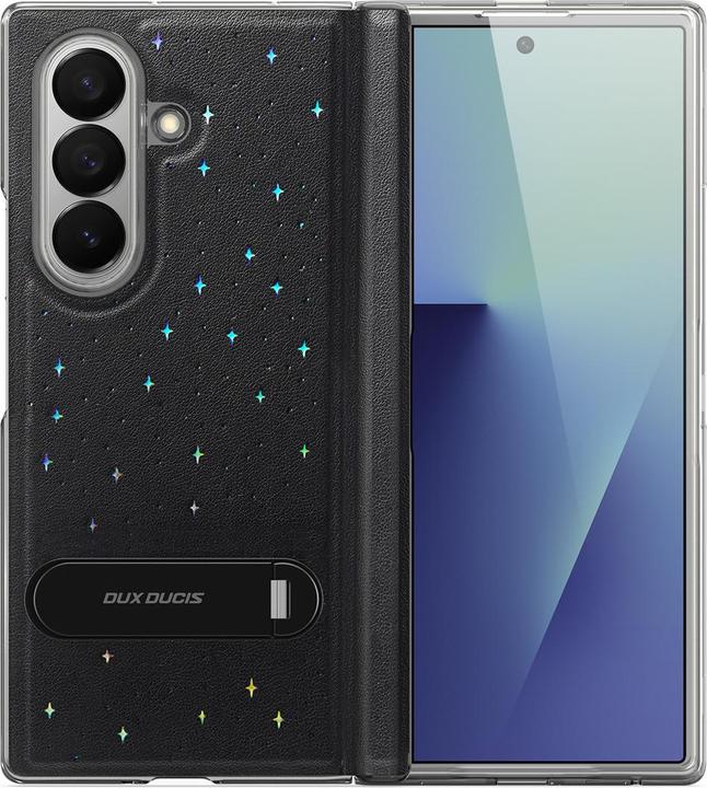 Actual product image Dux Ducis Stex Hülle für Samsung Galaxy Z Fold 7 mit 360°-Ständer – Schwarz (Samsung Galaxy Z Fold7)