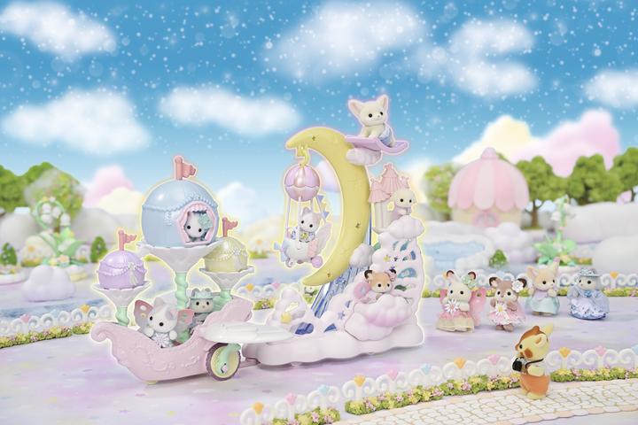 Produktbild Sylvanian Families Magisches Luftschiff mit Figur