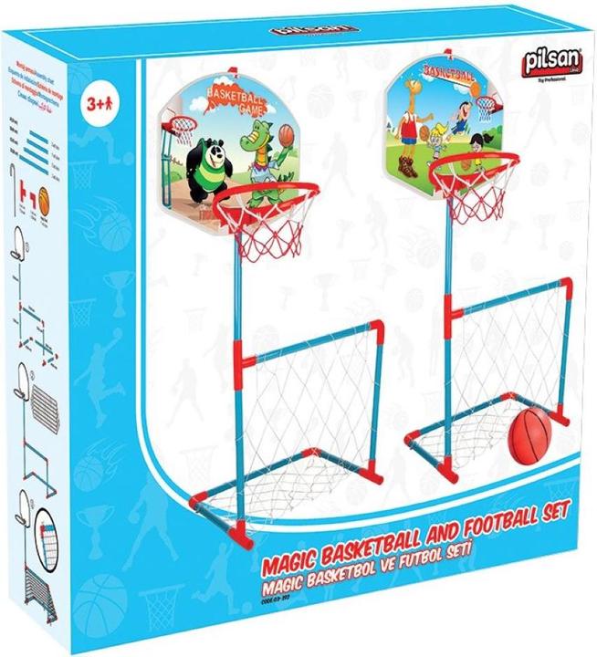 Image du produit Pilsan Set de basket-ball et de football