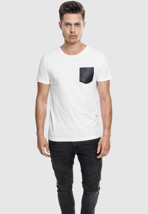 Produktbild Urban Classics Synthetic Leather Pocket Tee (S)