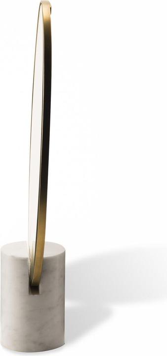 Image du produit Pols Potten Miroir rond sur pied en marbre 34 cm - Beige (Ø 34 cm)