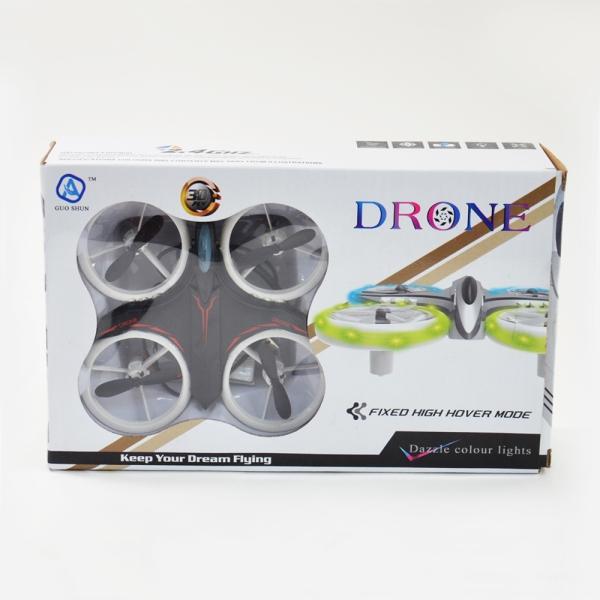 Produktbild Kögler RC Drohne, ferngesteuert, mit LEDs, wiederaufladbar, 3x12x12cm,1 Stück in Fensterbox