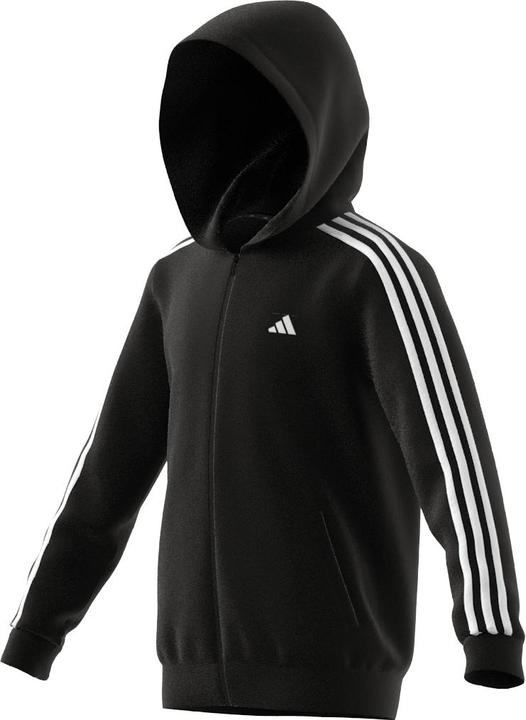 Produktbild adidas Kinder-Hoody mit durchgehendem Reissverschluss und Streifen (152)