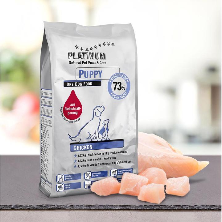 Produktbild Platinum Halbfeuchtfutter Puppy Huhn, 5 kg (Junior, 5 Stk., 5000 g)