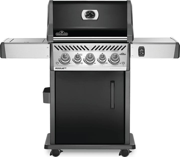 Produktbild Napoleon Rogue SE 425 RSIB schwarz inkl. Drehspiess - NEU(mit Gusseisen Grillrost) (20.45 kW)