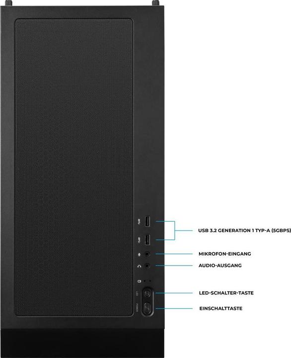 Produktbild One Gaming MP PC 21 (133118) (AMD Ryzen 7 7800X3D, 32 GB, 512 GB, GeForce RTX 5060 Ti)