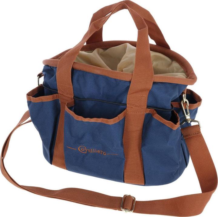 Kerbl Covalliero Putztasche dark navy/cognac