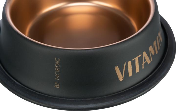 Immagine prodotto Trixie Ciotola in acciaio inox BE NORDIC 0,7 l, ø 21 cm, nero/bronzo (70 cl)