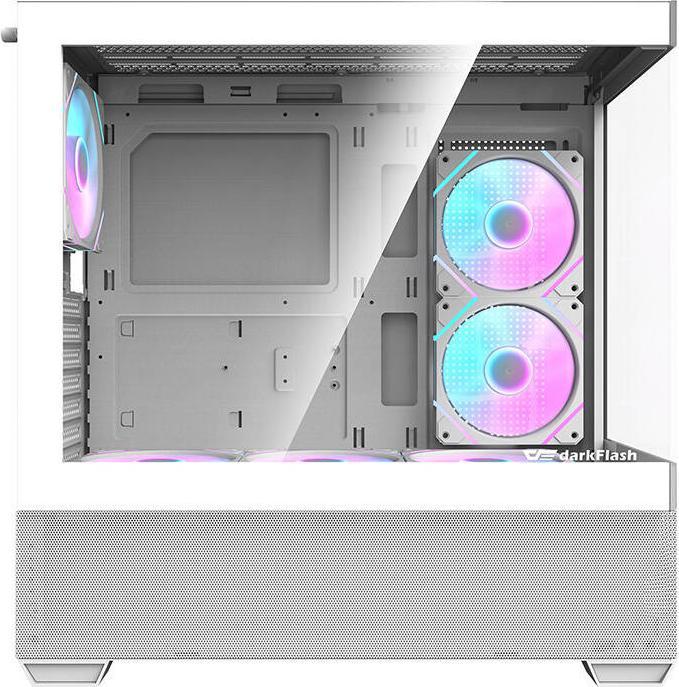 Produktbild Darkflash Tech Computer case DS900 AIR (white) + 7 ARGB Fans