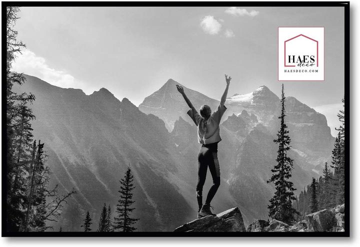 Produktbild Haes Deco Deco Kunststoff-Fotorahmen 40x60 cm EF9B Easy Frame Schwarz (40 x 60 cm)