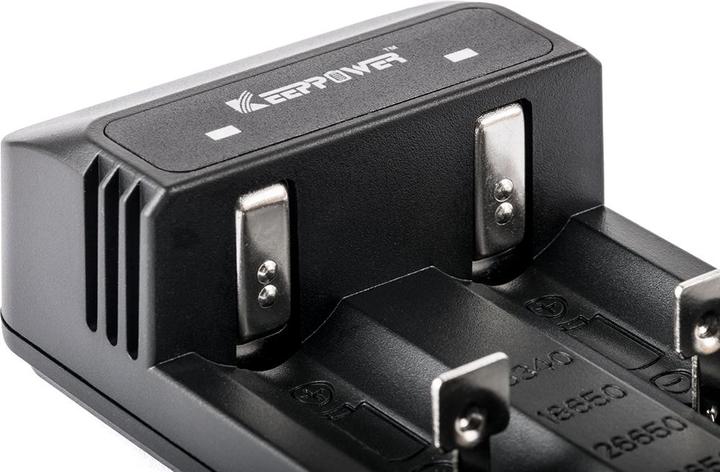 Keeppower Ladegerät für Lithium-Ionen-Akkus (1 pcs., Chargers without battery)
