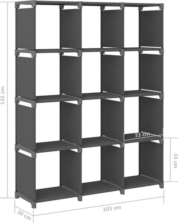 Actual product image vidaXL Berkie (103 x 30 x 141 cm)