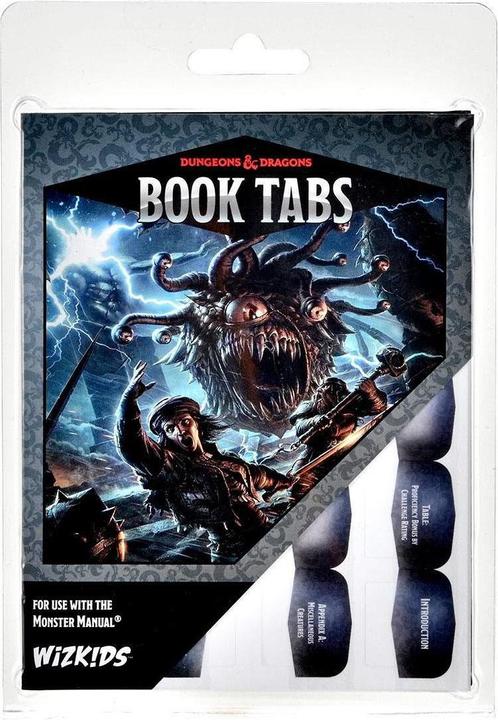 Actual product image Wizkids Accessories D&D Book Tabs: Monster Manual -EN- (English)