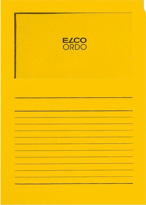 Actual product image Elco Organiser folder Ordo Classico DIN A4 paper 220 mm x 310 mm yellow (22 x 31 cm, 100 x)