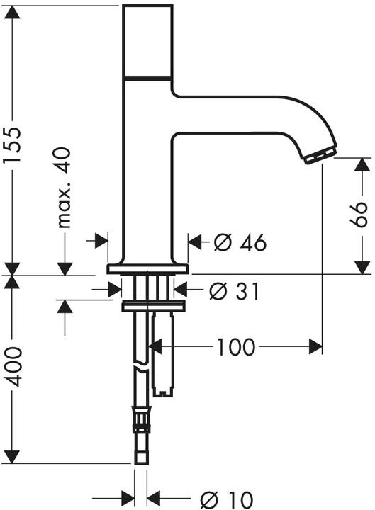 Produktbild Axor Standventil 38130000