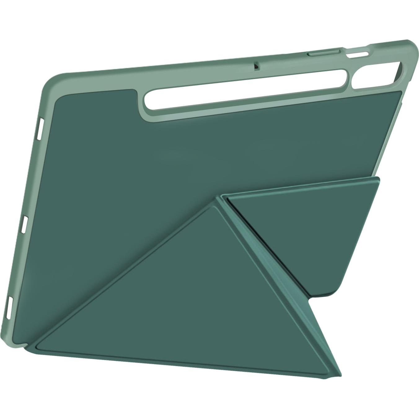 Thumbnail - Avizar Origami, Faltbares Etui Series (Galaxy Tab S9 Plus), Tablet Hülle, Grün