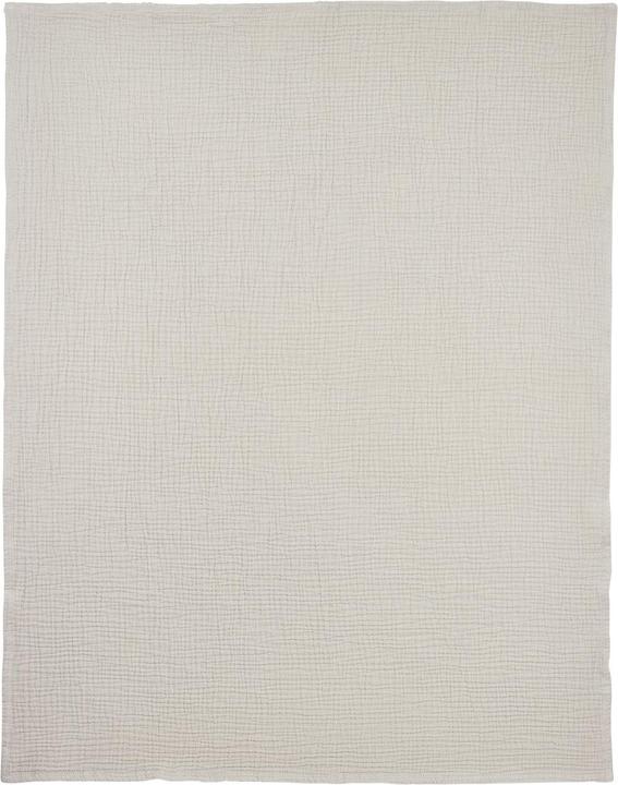 Actual product image Meyco Baby Uni cot sheet - pre-washed muslin - greige - 100x150cm