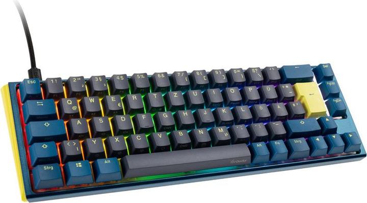 Produktbild Ducky One 3 Daybreak SF gaming keyboard, RGB LED - MX-Silent-Red (DE, Kabelgebunden)