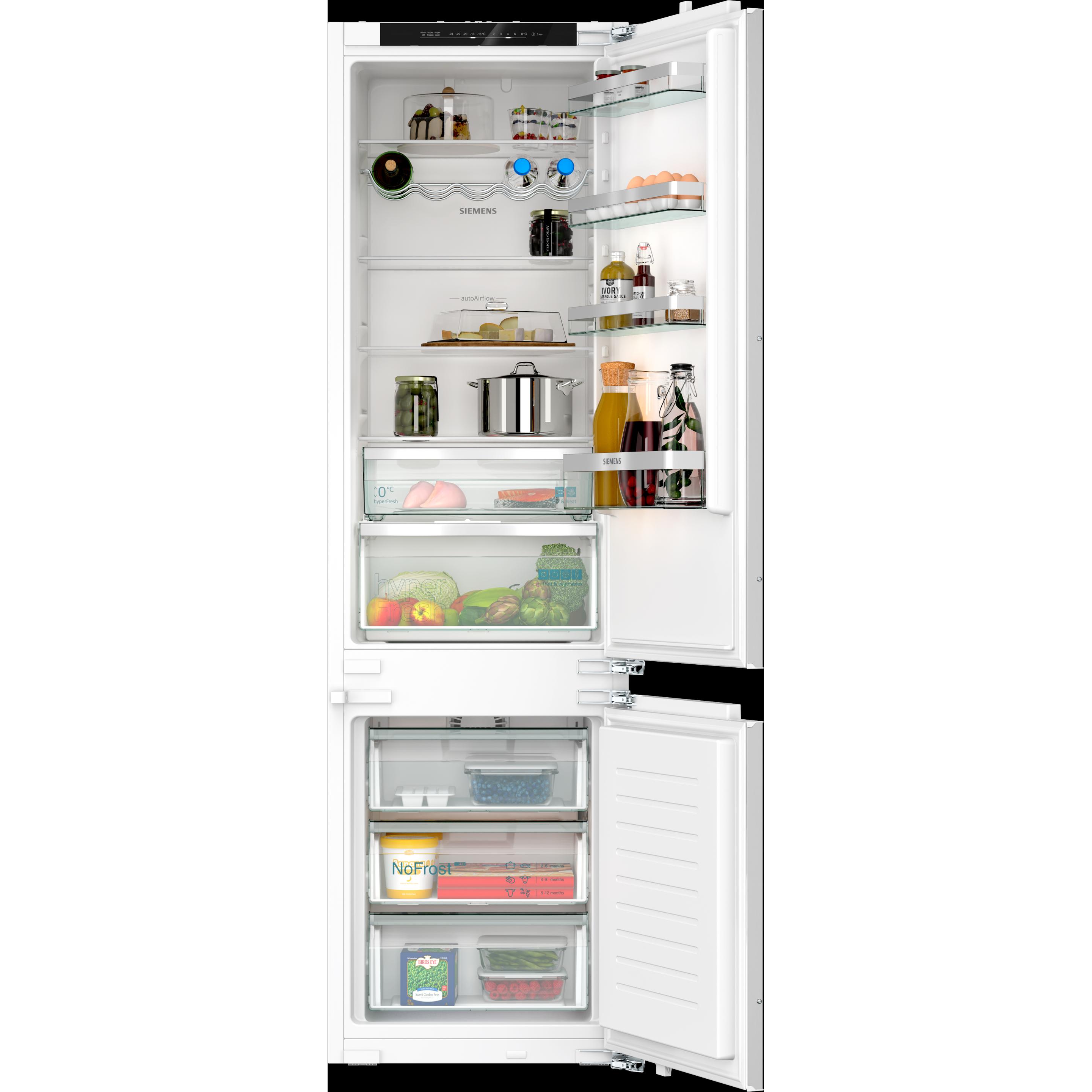 Siemens SIEM Einbau-Kühl-Gefrierkombination, Einbaukühlschrank, Weiss