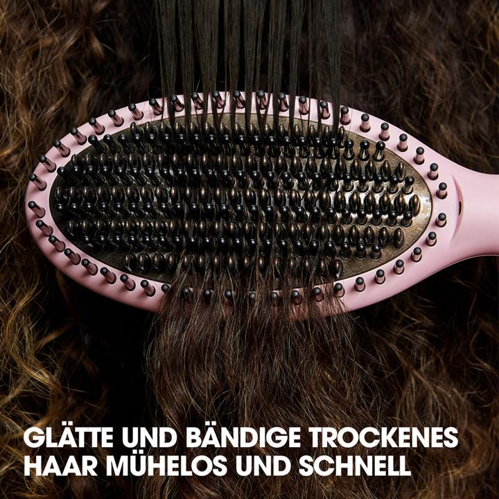 Produktbild ghd glide Limited Edition Hot Brush in Pink-Sorbet mit Hitzeschutz-Etui