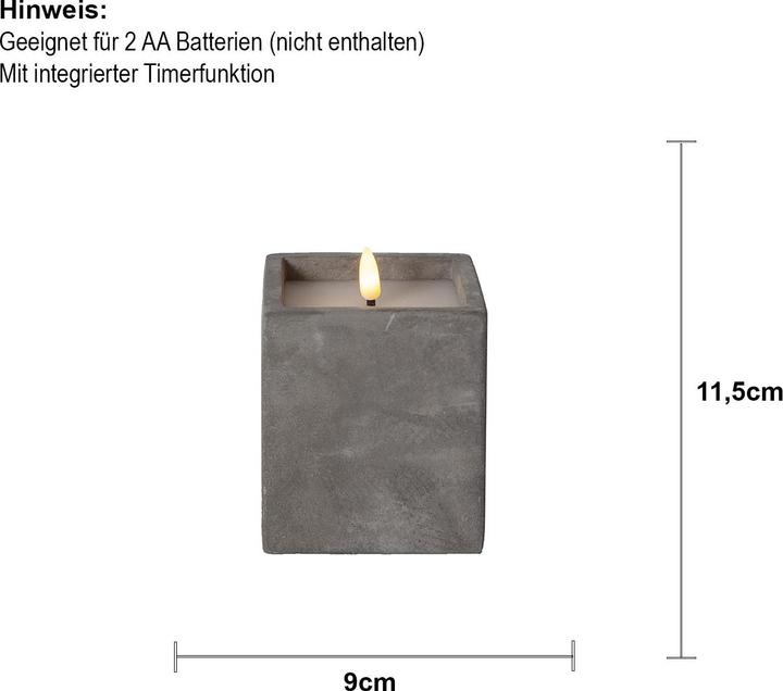Produktbild Star Trading LED Pillar Kerze Flamme Cem (1 x)