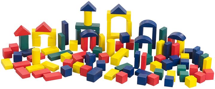 Produktbild Playtastic Holzbausteine im Aufbewahrungs-Eimer