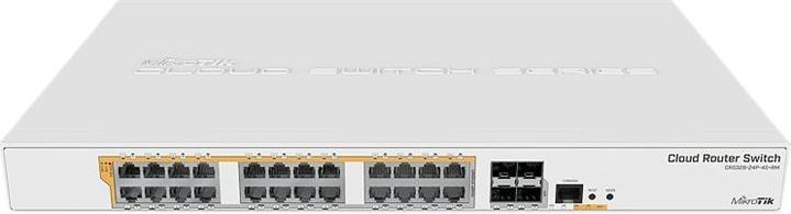 Produktbild MikroTik CRS328-24P-4S+RM Netzwerk-Switch Managed L2/L3 Gigabit Ethernet (10/100/1000) Power over Ethernet (24 Ports)