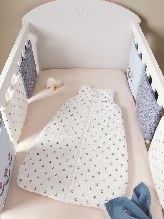 Image du produit Vertbaudet Baby Sommerschlafsack INDIEN BLUME, Oeko-Tex (68 cm, 1.0 TOG, Été)