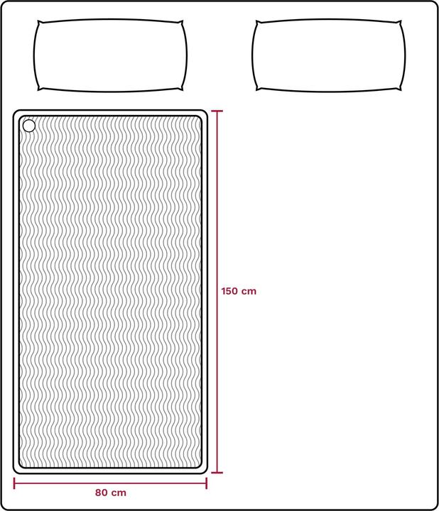 Produktbild Inventum HN139G - Elektrische onderdeken - 1 persoons - 150 x 80 cm - Timer - Fleece (HN139G) (150 x 80 cm)