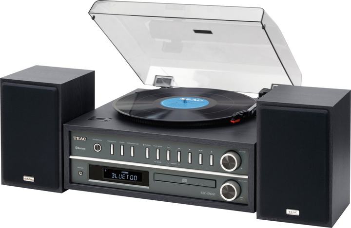 TEAC Mc-D800 (Plattenspieler, CD Player, Bluetooth, 2x 10 W)