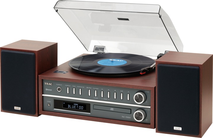 TEAC Mc-D800 (Plattenspieler, CD Player, Bluetooth, 2x 10 W)