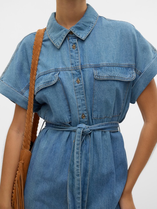 Actual product image Vero Moda VMNOTUS Kurzes Kleid Jeanskleid (M)